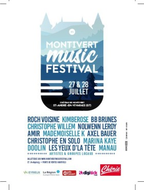 Affiche Montivert Music festival 2018