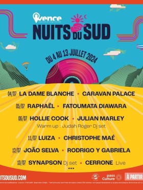 Affiche Les Nuits Du Sud 2022