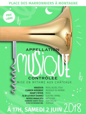 Affiche Appellation musique contrôlée 2018