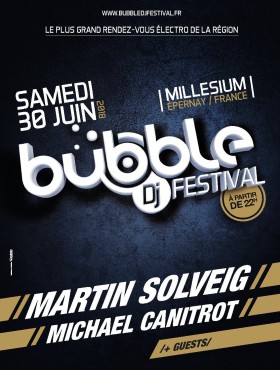 Affiche Bubble dj  2018