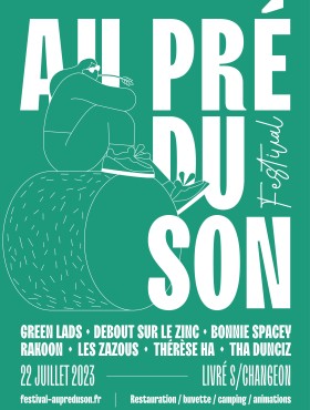 Affiche Festival Au Pré Du Son 2023