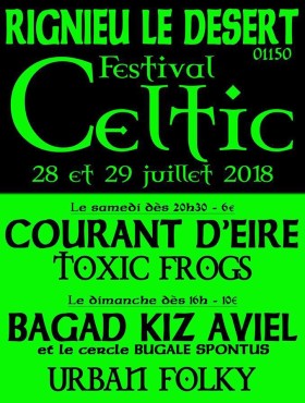 Affiche Festival celtic 2018