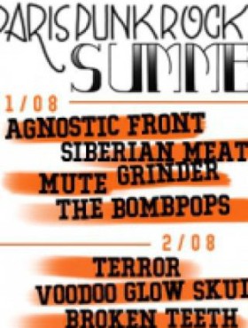 Affiche Paris punk summer 2018