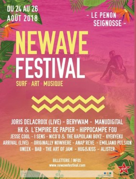 Affiche Newave festival 2018