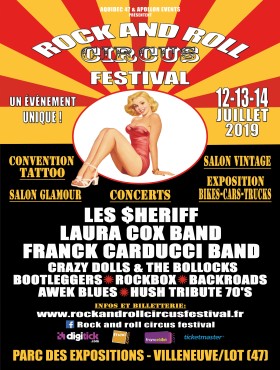 Affiche Rock and Roll Circus 2019