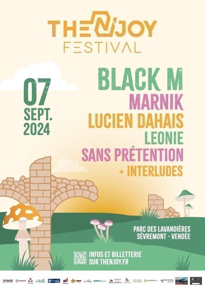 The N'JOY Festival 2023 à Sèvremont (85). Programme, places, billets
