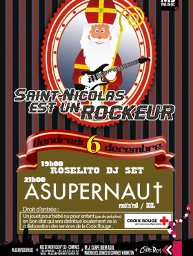 Affiche St-Nicolas Est Un Rockeur 2019