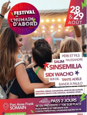 Affiche Festival De L'humain D'abord  2021