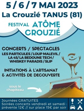 Affiche Festival Atôme Crouzié 2023
