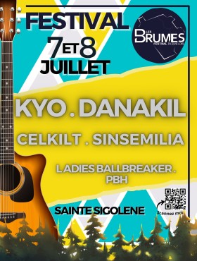 Affiche Festival Live Les Brumes En Jeune Loire 2023