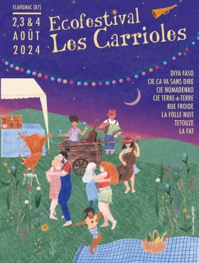 Affiche Ecofestival Les Carrioles 2023