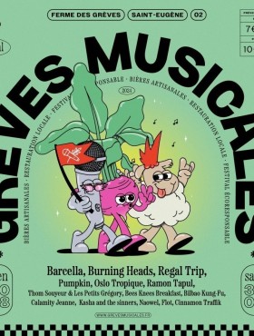 Affiche Les Grèves Musicales 2023