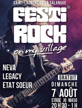 Affiche FESTI ROCK On My Village  2022