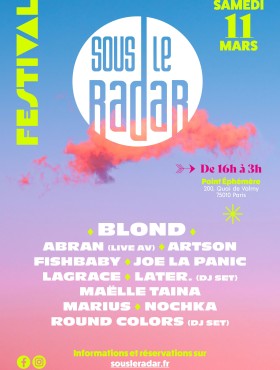 Affiche Festival Sous Le Radar 2023