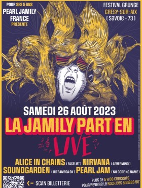 Affiche Festival Du Big 4 - La Jamily Part En Live 2023