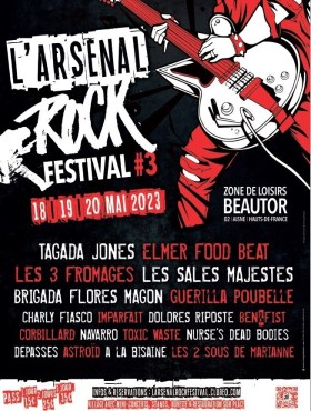 Affiche Arsenal Rock Festival 2023