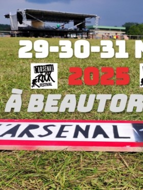 Affiche Arsenal Rock Festival 2025