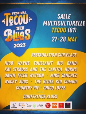 Affiche Tecou En Blues 2023