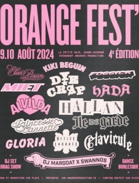 Affiche Orange Fest 2023