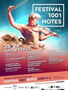 Affiche Festival 1001 Notes 2023