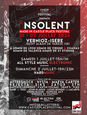Affiche Insolent Made In Castle Place Festival 2023