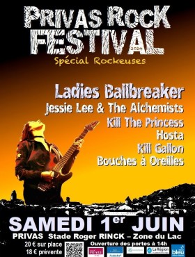 Affiche Privas Rock Festival 2023