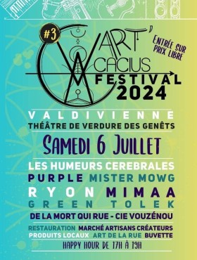 Affiche Art'Cacius Festival 2024