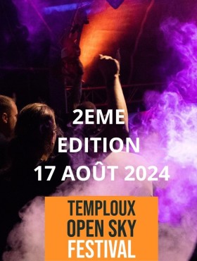 Affiche Temploux Open Sky Festival 2023