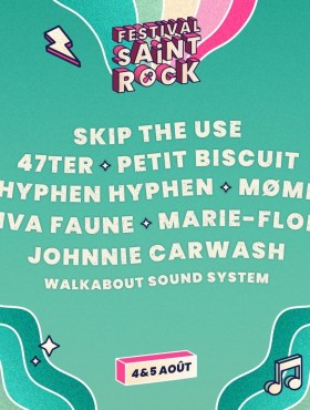 Affiche Festival Saint Rock 2023