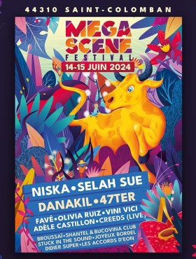 Affiche Festival Mégascène 2023