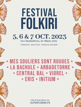 Affiche Folkiri Festival 2023