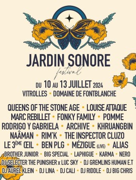 Affiche Jardin Sonore Festival 2024