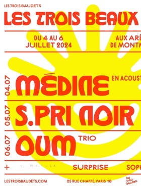 Affiche Les Trois Beaux Days 2024