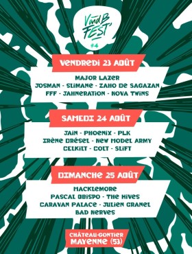 Affiche V and B Fest' 2024