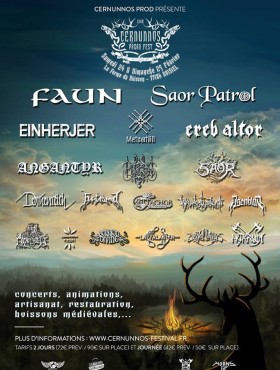 Affiche Cernunnos Pagan Festival  2018