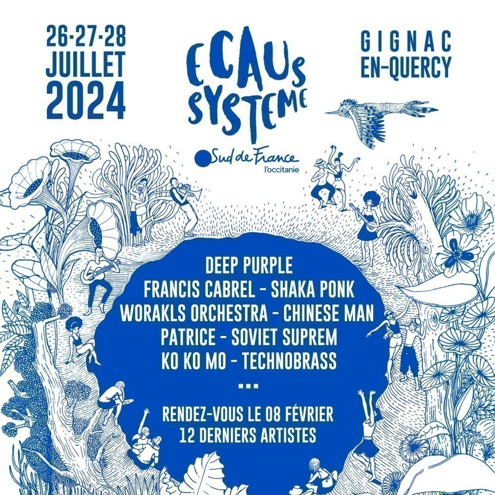 Hubert-Félix Thiéfaine au Festival l'Ecaussystème à Gignac le 28 juillet  2019