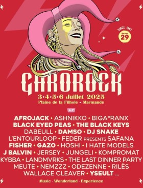 Affiche Garorock 2023