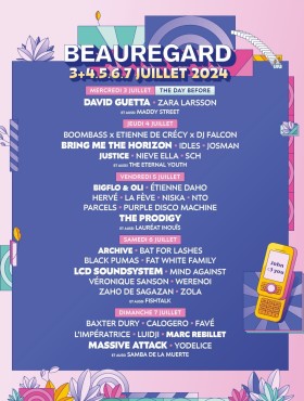 Affiche Festival Beauregard 2023