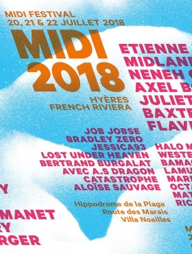 Affiche Midi Festival 2018