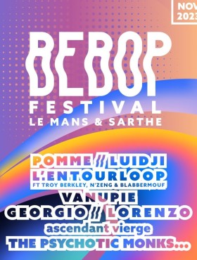Affiche Festival Bebop 2023