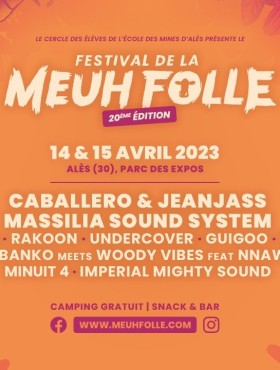 Affiche Festival De La Meuh Folle 2023