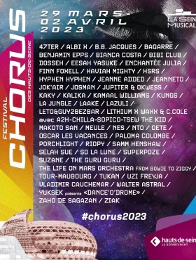 Affiche Festival Chorus  2023