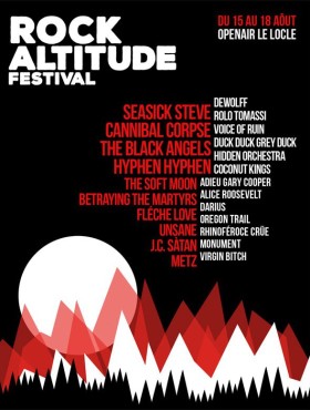 Affiche Rock Altitude Festival 2018