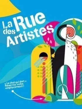 Affiche Festival La Rue Des Artistes 2023