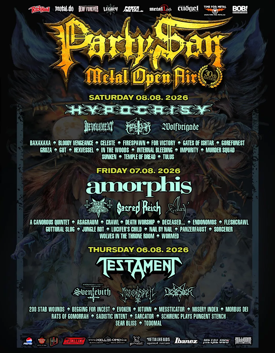 Affiche de Party.San Metal Open Air