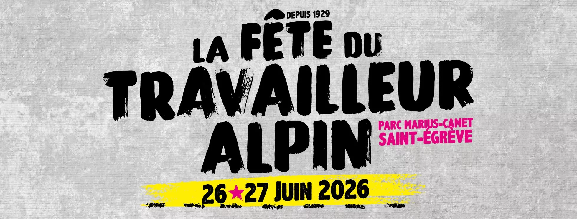 Affiche de Fête du Travailleur Alpin