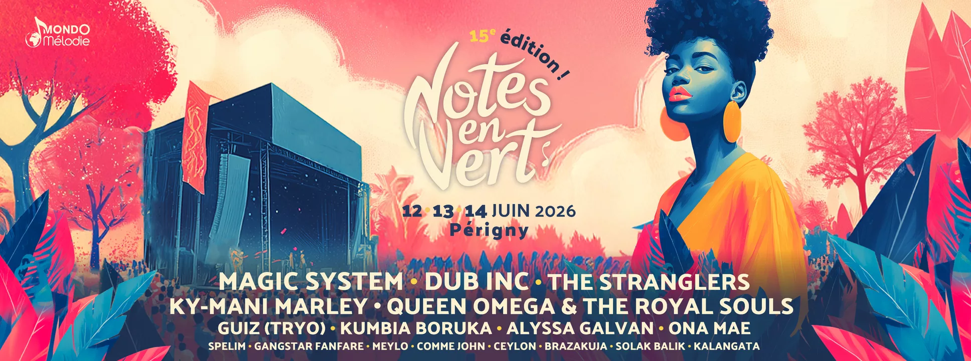 Affiche de Notes en Vert