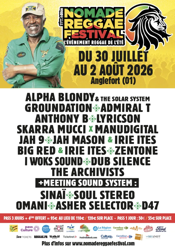 Affiche de Nomade Reggae Festival