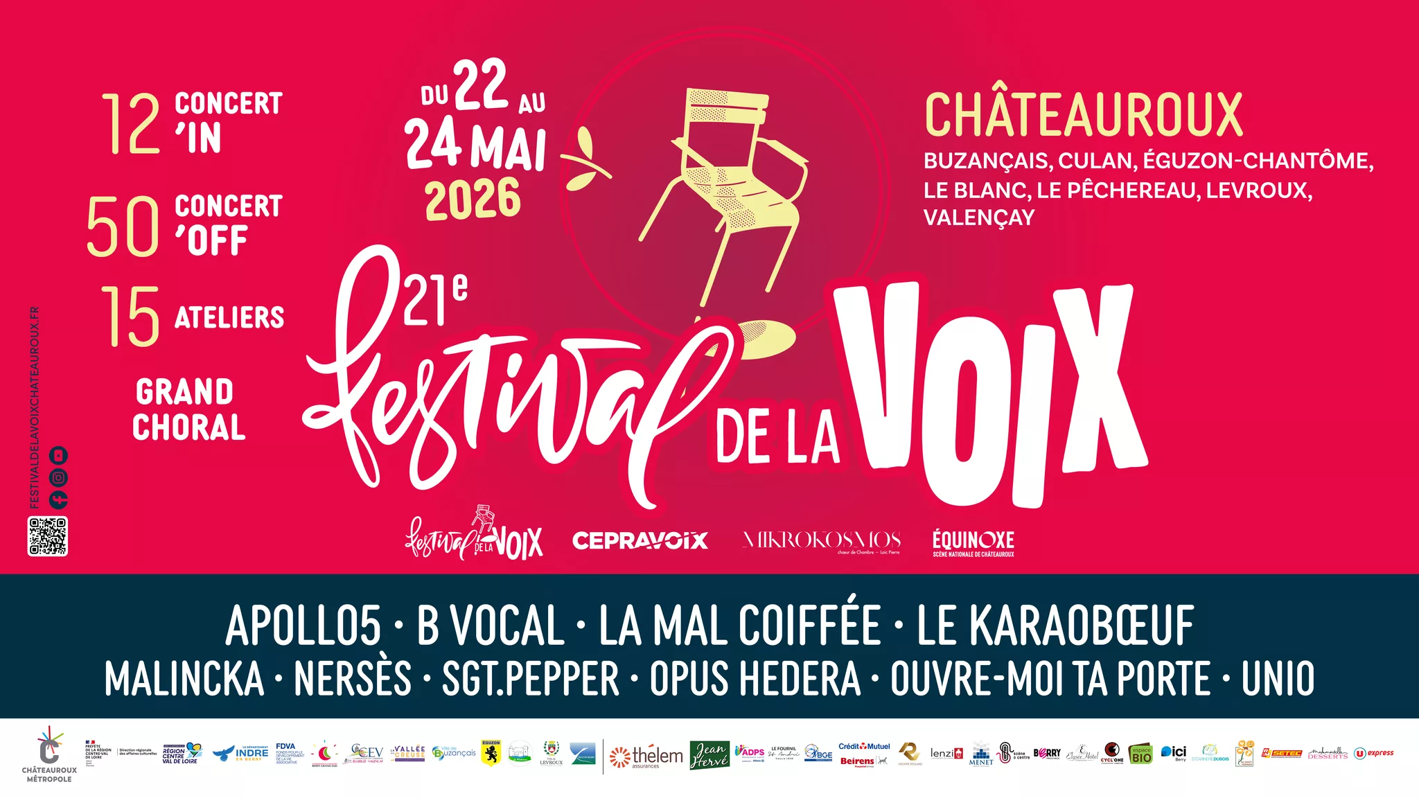 Affiche de Festival De La Voix De Chateauroux