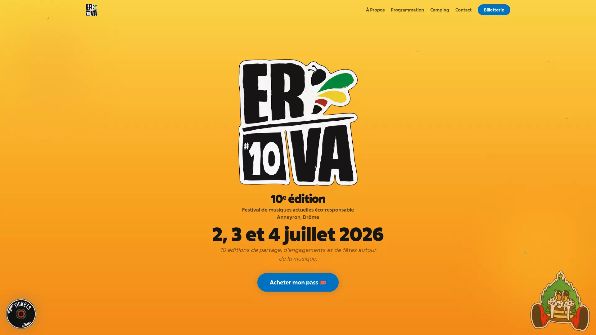 Affiche de ERVA Festival